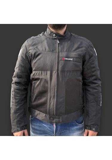Venom Dynamıc 4 Mevsim Motosiklet Montu Siyah