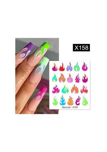 Su Transferli Nail Art Sticker X158 55344-13