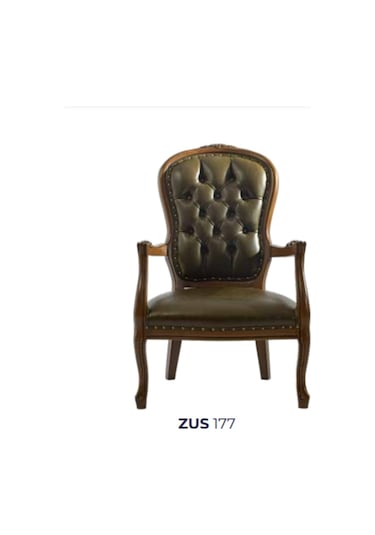 Bengimobilya Sandalye Zus177 Kapitone Model Sırtlık Ahşap Kayın Retro Iskelet