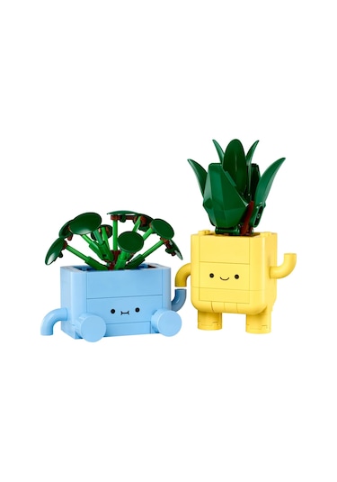 LEGO® Botanicals Mutlu Bitkiler 10349 - 9 Yaş ve Üzeri Çocuklar için Dekoratif Çiçek Yapım Seti (217 Parça)