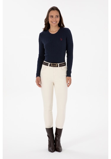 U.s. Polo Assn. Kadın Lacivert Kazak /triko 50313626-vr033 Lacivert