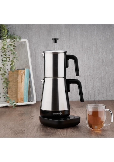 Korkmaz A850 Moderna Elektrikli Çay Makinesi French Press Özellik
