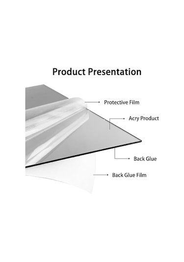 Opulentliving Modern Elmas Desenli Akrilik Ayna Sticker - Duvar Dekorasyonu, Farklı Renk Ve Boyut