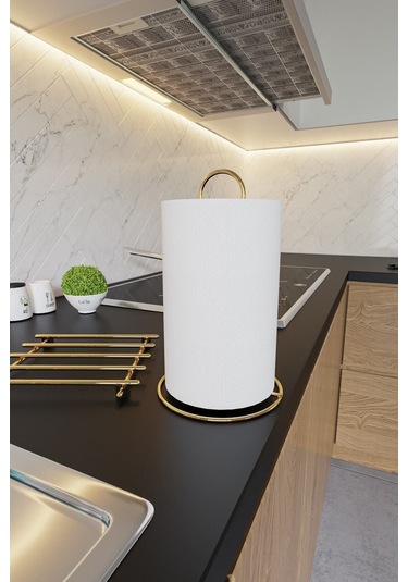 Gold Altın Kaplama Paslanmaz Dolu Çelik Havlu Peçetelik, Metal Havluluk