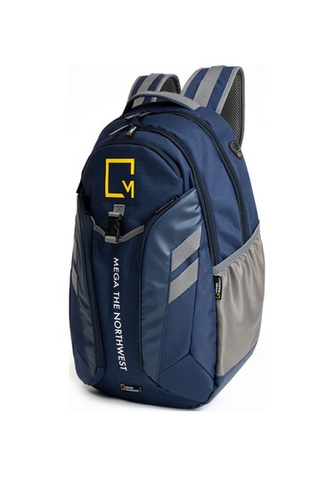 Unisex Dağcı Çantası Kamp Çantası Büyük Boy Sırt Çantası 45 30 Cm Seyahat Çantası Paraşüt Kumaş Lacivert