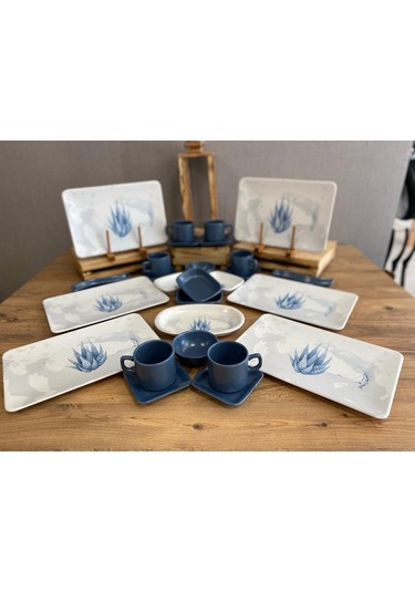 Takım Kahvaltı Blue Magıc 27 Parça 6 Kişilik