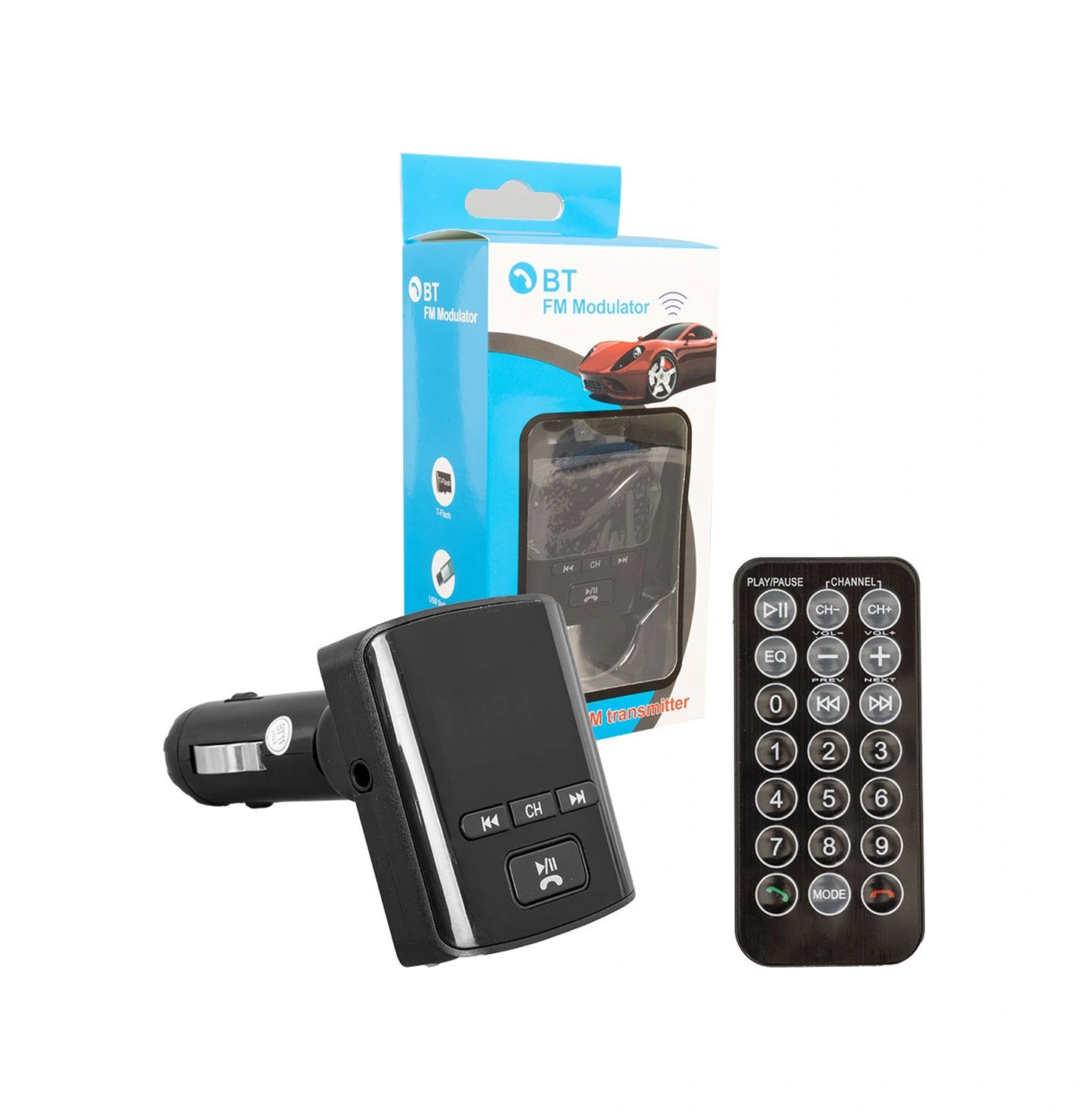 Hello Hl-19683 Usb-sd-bluetooth-mp3 Destekli Fm Transmitter