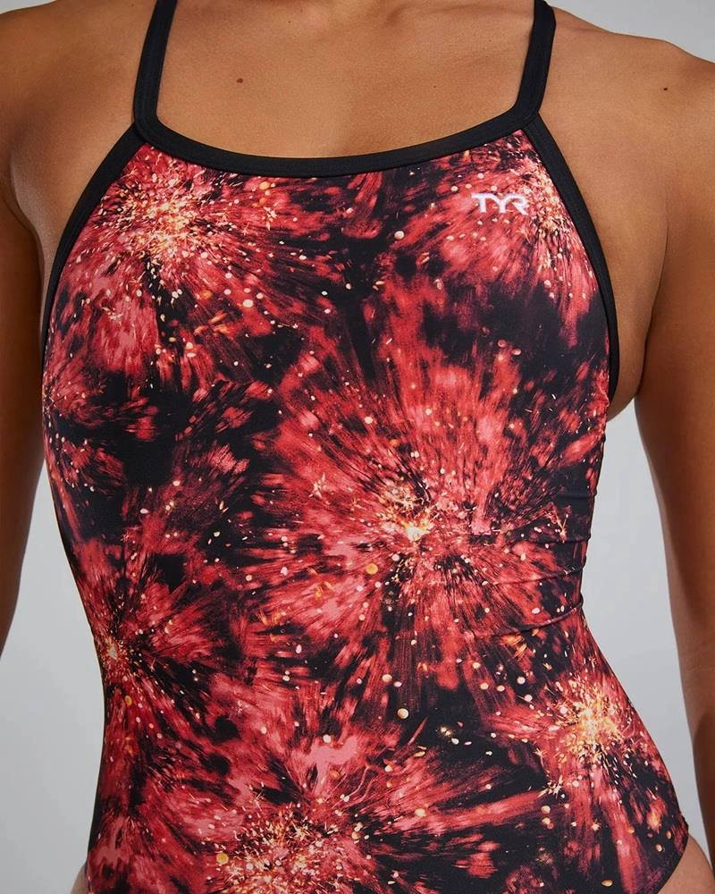 Tyr Durafast Lite Kadın Diamondfit Mayo - Radiant Kırmızı