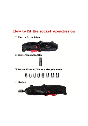 Tcherchi AE01851 Elektrikli Akülü Matkap Şarjlı Tornavida Seti 47 Parça