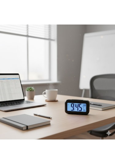 Masa Üstü Dijital Alarmlı Saat