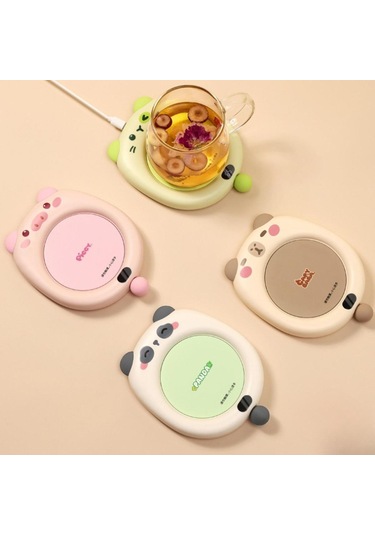 Homyl Su Için Akıllı Kupa Isıtıcı Ped Yaratıcı Masa Yeşil