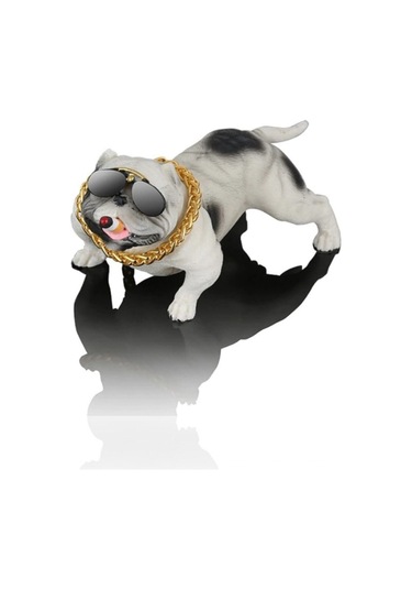 Araba İçi Torpido Üstü Simülasyon  Pitbull Köpek Dekorasyon