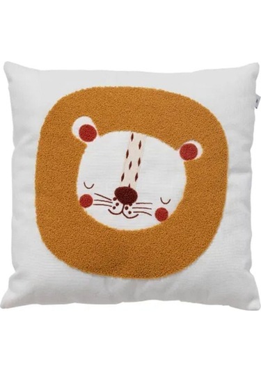 Lion Bebek Dolgulu Kırlent 40x40 Cm