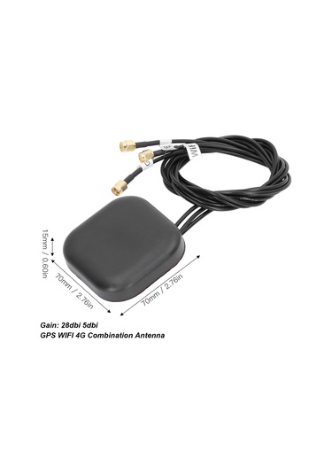 Symbee Dış Mekan Sulu Dayanıklı 4g Wıfı Gps Kombinasyon Anteni Abs Bakır Malzeme 5dbi 28dbi Kazançlı Sma Bağlantı