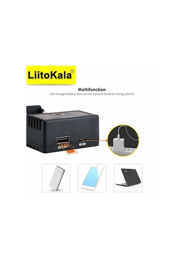 Conventions1 Liitokala Lii-202 18650 Şarj Cihazı