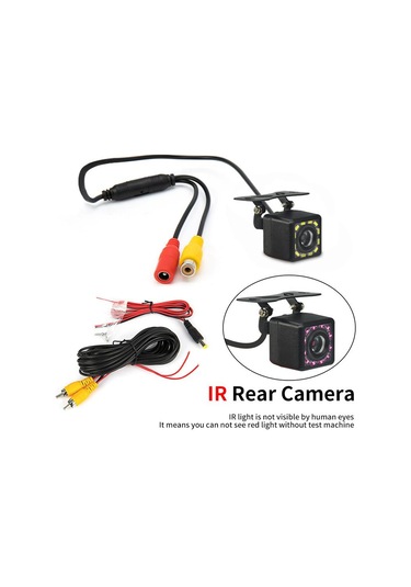 Hippcron Araba Dikiz Aynası Monitör 5 Inç Hd Video Otomatik Park Monitörü Gece Görüş Led Geri Kameralar Yok