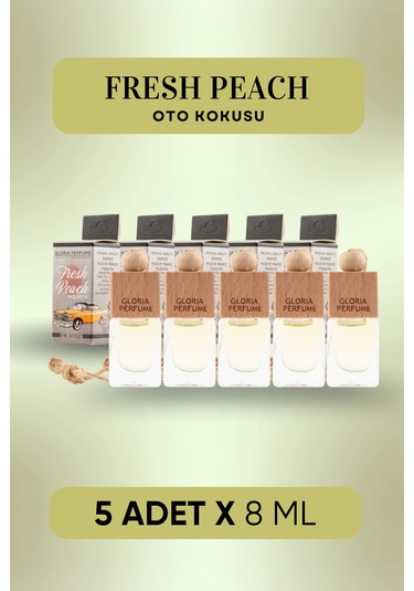 Şeftali Oto Kokusu 5x8 Ml