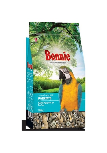 Bonnie Parrot Papağan Yemi 700 G