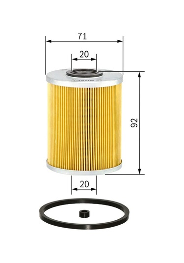 Opel Corsa C 1.7 Dtı Mazot Yakıt Filtresi 2002 - 2004 Bosch