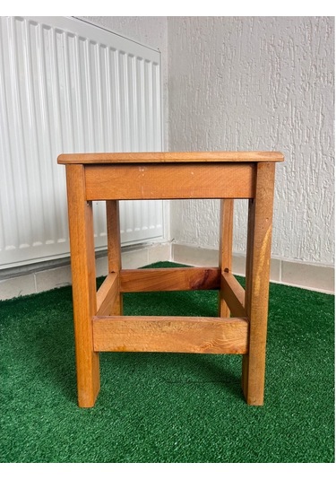 Tabure Kayın Ağacından 37 Cm Yükseklik Kayın