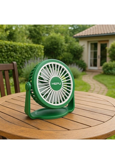 Hepu Hp-f06 Usb Şarjlı Sessiz Masaüstü Mini Fan