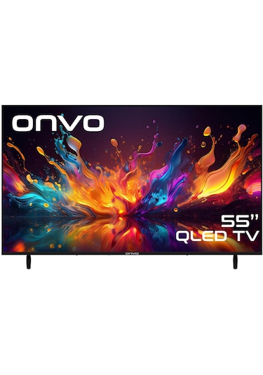 Onvo 55VQ90F3UA 55" 140 CM 4K UHD Frameless Google Smart QLED TV