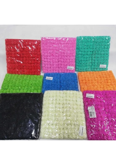 Tüllü Lateks Gül 12 Adet 001