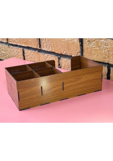 Ahşap Cafe Restoran Oteller İçin Masa Üstü Peçetelik 30x16