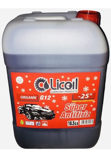 Lubco Antifriz Kırmızı G12 -25C 10Kg- 3Kg-15Kg-16Kg Mevcut