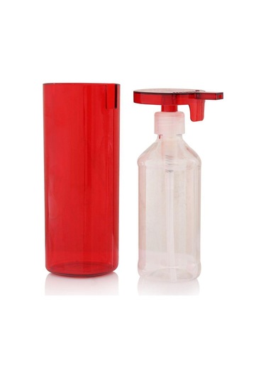 Kırmızı Akrilik Sıvı Sabunluk 250 Ml Kırmızı