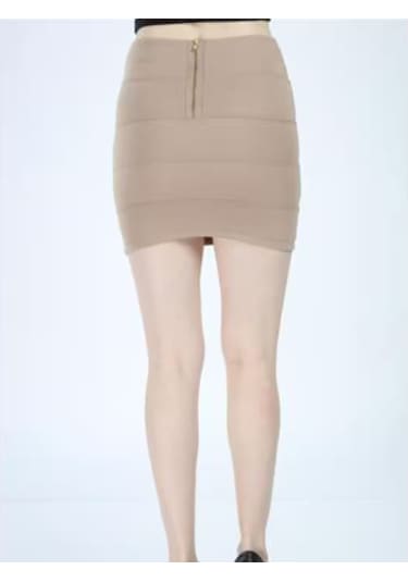 Meissa Fashion Mini Kalem Etek Krem
