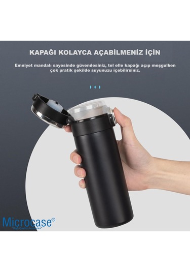 Paslanmaz Çelik 420ml Led Ekranlı Termos Al4379