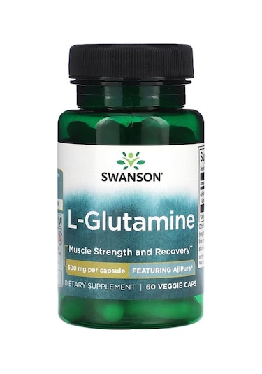 L-glutamine, 500 Mg, 60 Veg.kaopsül.usa Menşei