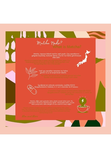 Mim and More Peach Matcha Şeftali Matcha 100 G