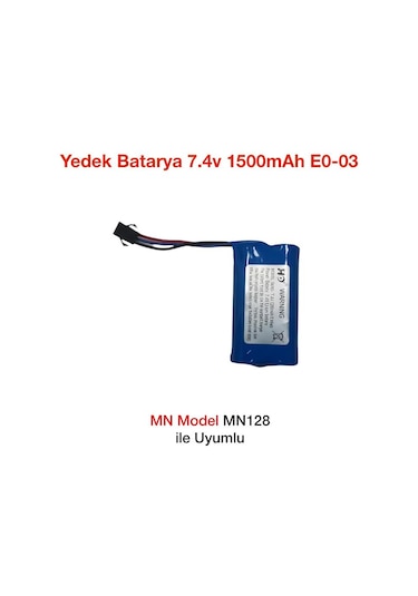 Mn Model Mn128 Rc Uzaktan Kumandalı Araba İçin Yedek Batarya Pil 7.4v 1500mah E0-03