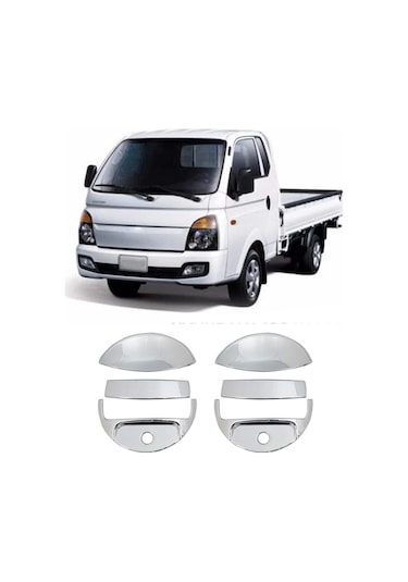 Hyundai H100 Uyumlu 2004 Ve Üzeri Kapı Kolu 6 Parça Abs Krom Kaplama