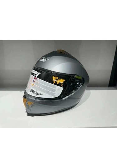Sway Sw-865 Güneş Gözlüklü Motosiklet Kaskı Mat Gri