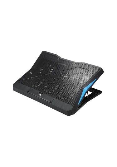 6 Fanlı Laptop Soğutucu, 17 İnç Altı Bilgisayarlar İçin, 6 Kademeli Ayarlanabilir Siyah Soğutma Standı