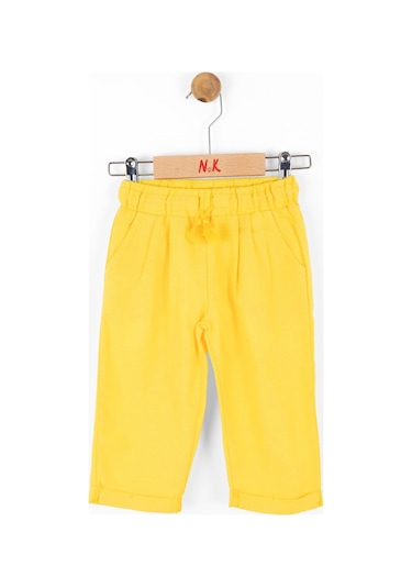 Nk Kids Kız Bebek Bahar Pantolon 56613 Sarı