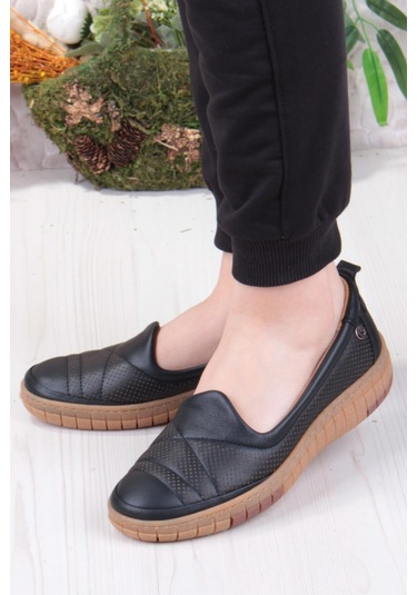 Pierre Cardin 54562 Anatomik Rahat Ürün Hakiki Deri Kadın Ayakkabı Sıyah