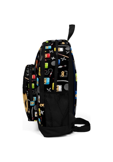 Coral High Ninja Baskılı İlkokul ve Günlük Okul Çantası 23473