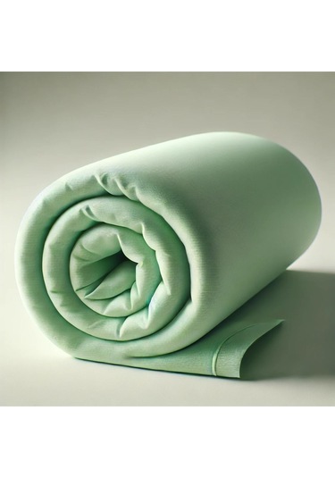 Lastikli %100 Pamuk Penye Çarşaf Tek Kişilik Yeşil Yeşil