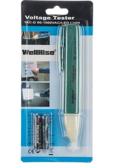 Wellhise Temassız Ac Temassız Voltaj Test Kalemi