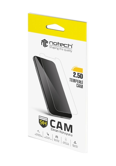 Notech Apple Uyumlu iPhone 15 Pro Max Temperli Cam Ekran Koruyucu
