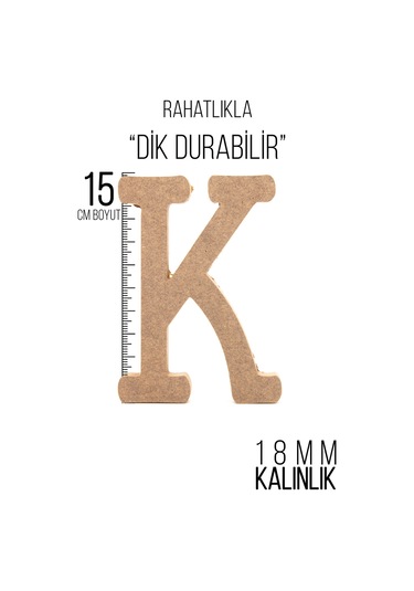Na Neşeli Ahşap 15 Cm Ahşap Harf, Rahatlıkla Dik Durabilir, Söz, Nişan, Kutlama, Dekor, Süs Model 15cmkmm18