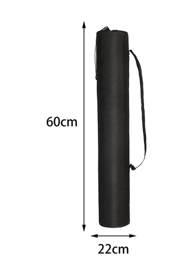 Dolıty Kamp Sandalyesi Saklama Çantası Çadır Direği 22cmx60cm Siyah