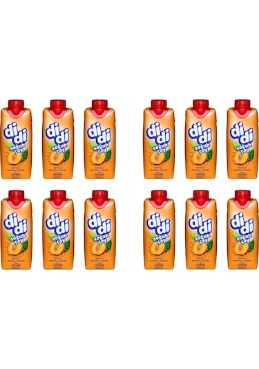 Çaykur Didi Şeftali Aromalı Soğuk Çay Kutu 330 Ml X 12 Adet