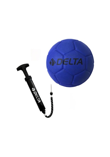 Delta Deluxe Kauçuk 2 Numara Hentbol Topu + Top Pompası Çok Renkli