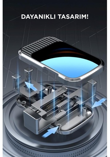 Torima Jx-053 Siyah Araç İçi Vantuzlu 360 Derece Telefon Tutucu Siyah