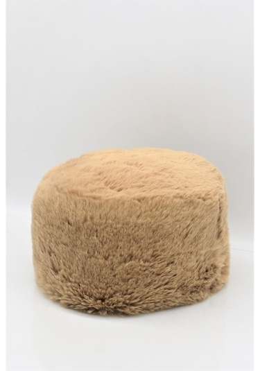 Kadın Cossack Kalpak Kürklü Kahve Şapka Kahve Standart